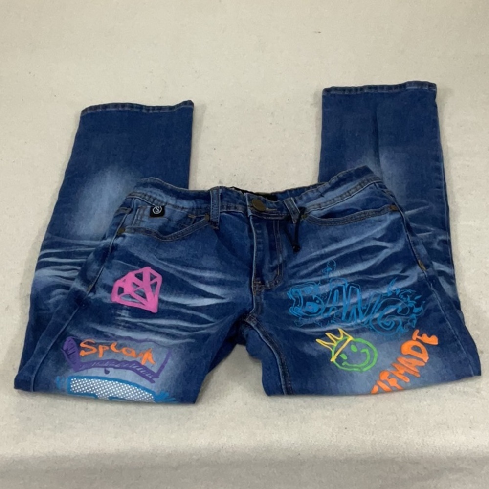 EUC girls SWITCH blue jeans
